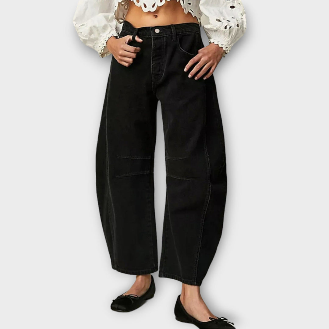 Levoire | Pantalons À Largeur Classique Noir