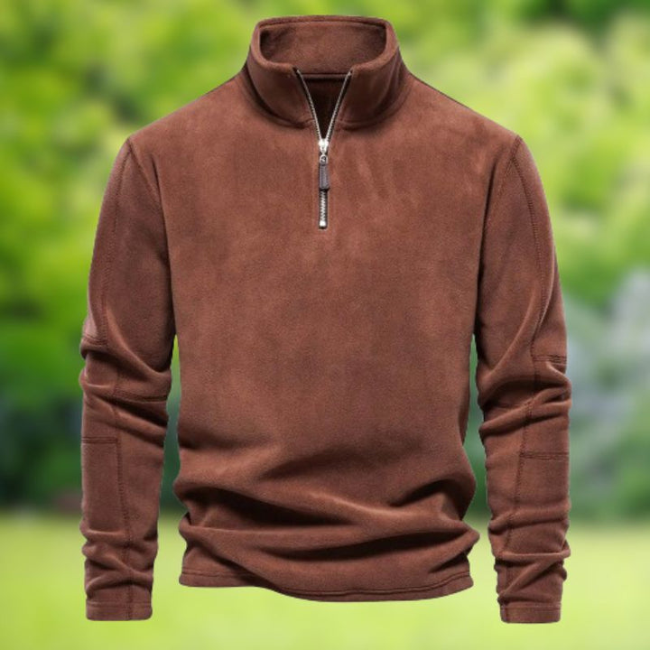 Levoire | Veste Polaire Légère À Col Avec Zip Demi-Longueur À Manches Longues