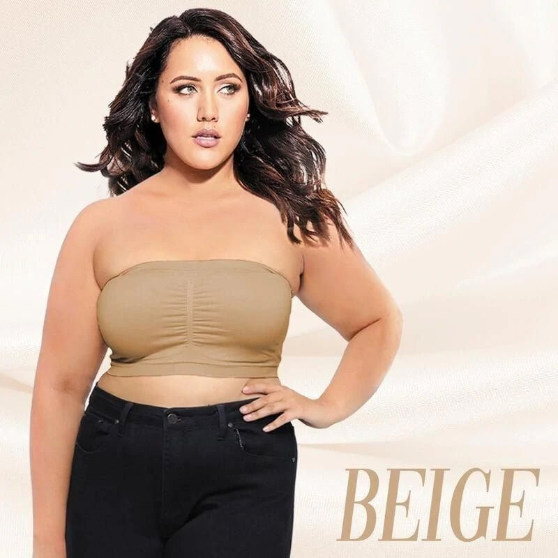 Levoire | Femmes Ultimate Lifter Stretch Sans Bretelles Soutien-gorge Confortable Pour Femmes Beige (3x)