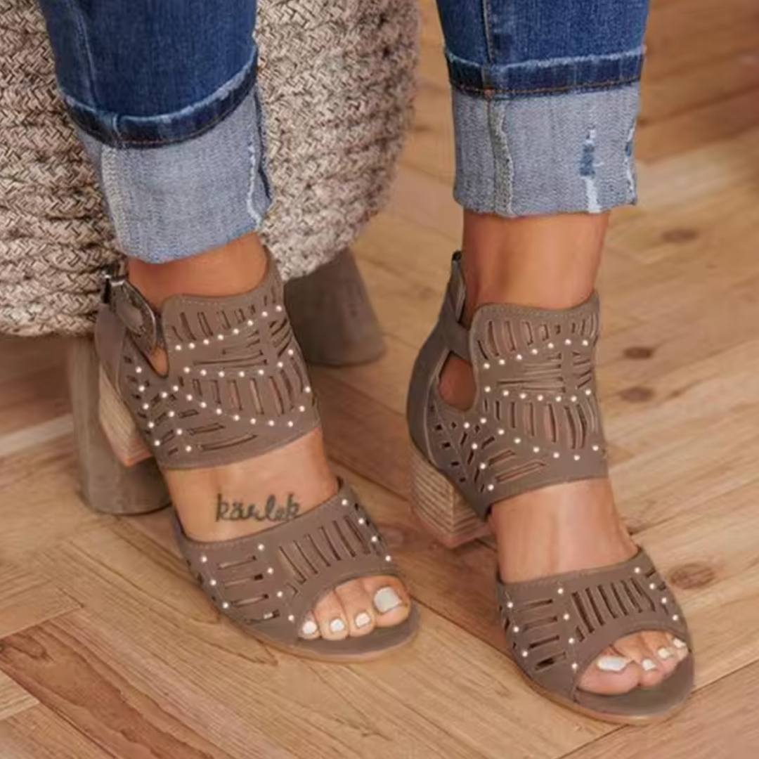 Levoire | Sandales À Talons Avec Vainica Braun