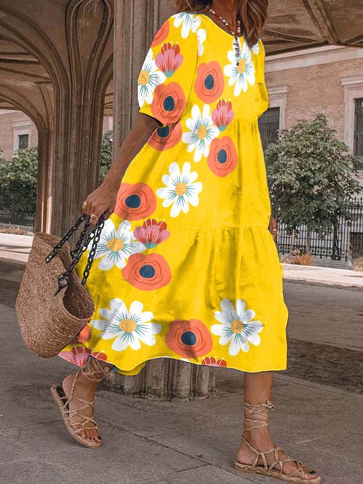 Levoire | Chic & Élégant Robe Pour Femme Jaune