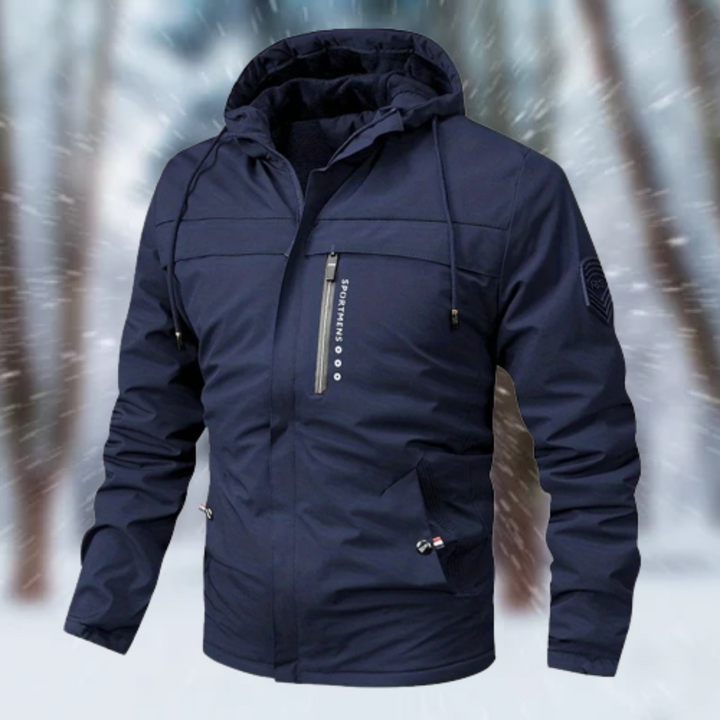 Levoire | Veste Imperméable Pour Hommes bleu foncé