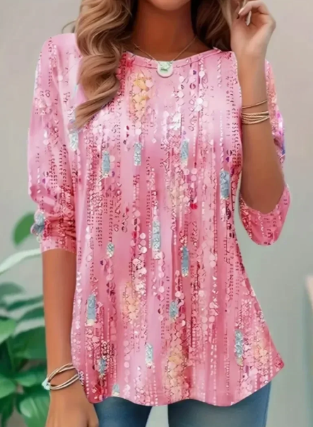 Levoire | Femmes Xl-5Xl Mode Grande Taille Quart Rosa