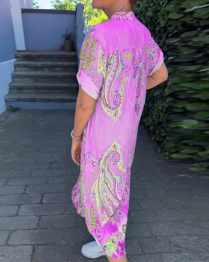 Levoire | Robe Avec Décolleté En V Et Manches Reversées