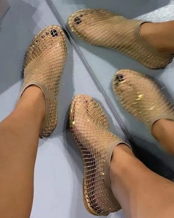 Levoire | Ballerines Brillantes Élégantes