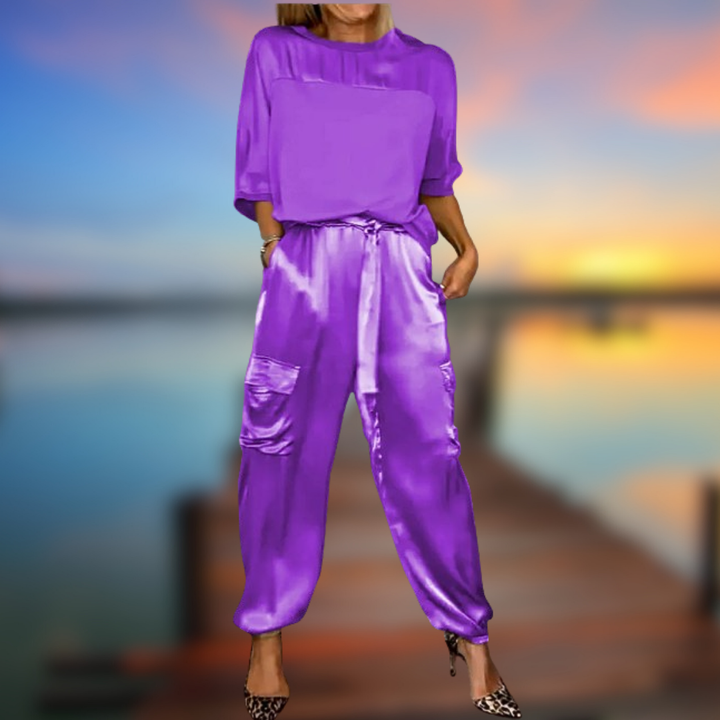 Levoire | Set décontracté effet satin Viola