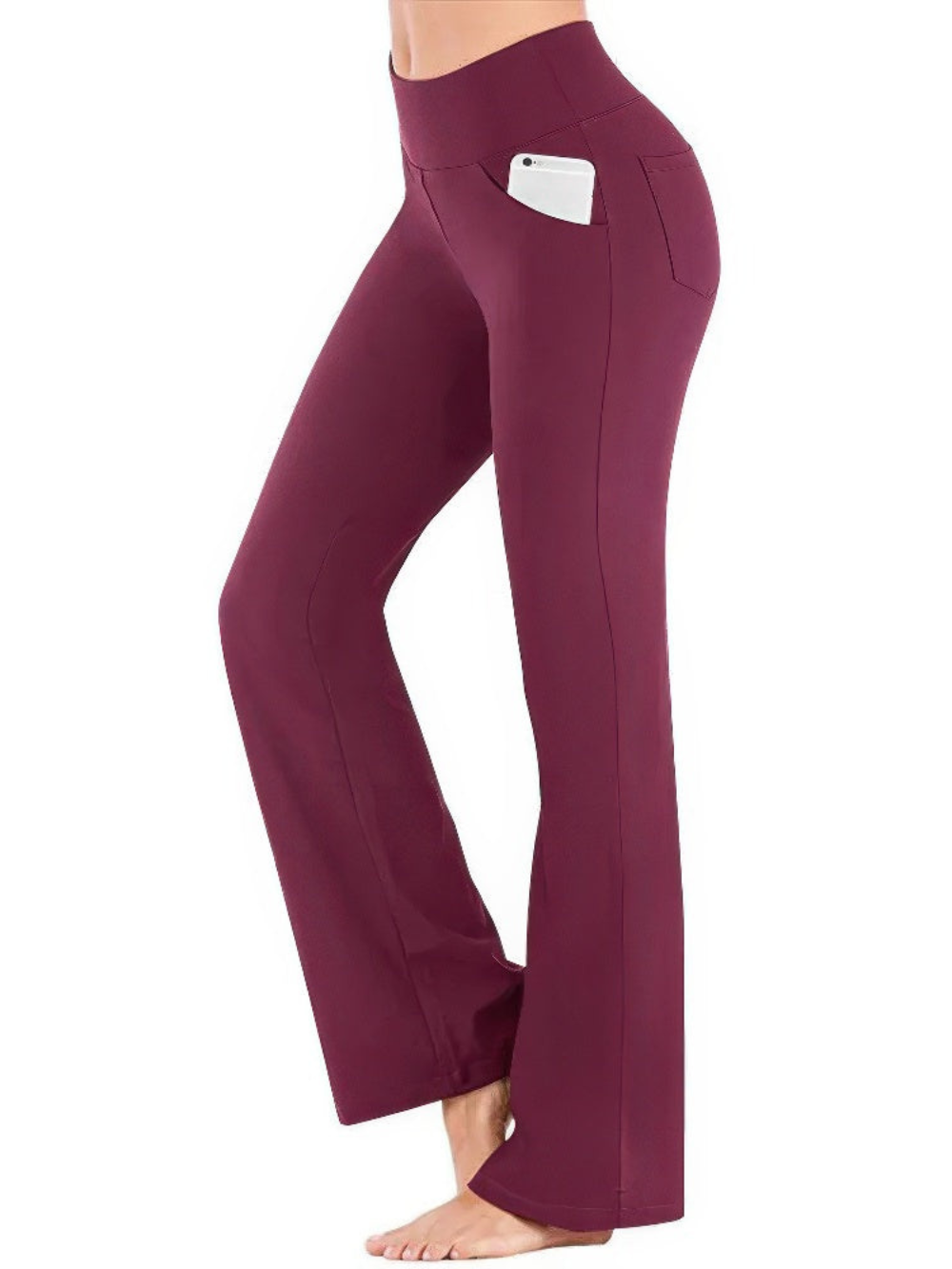 Levoire | Pantalon Femme Élégant Taille Haute Pantalon Pour Femmes Rot