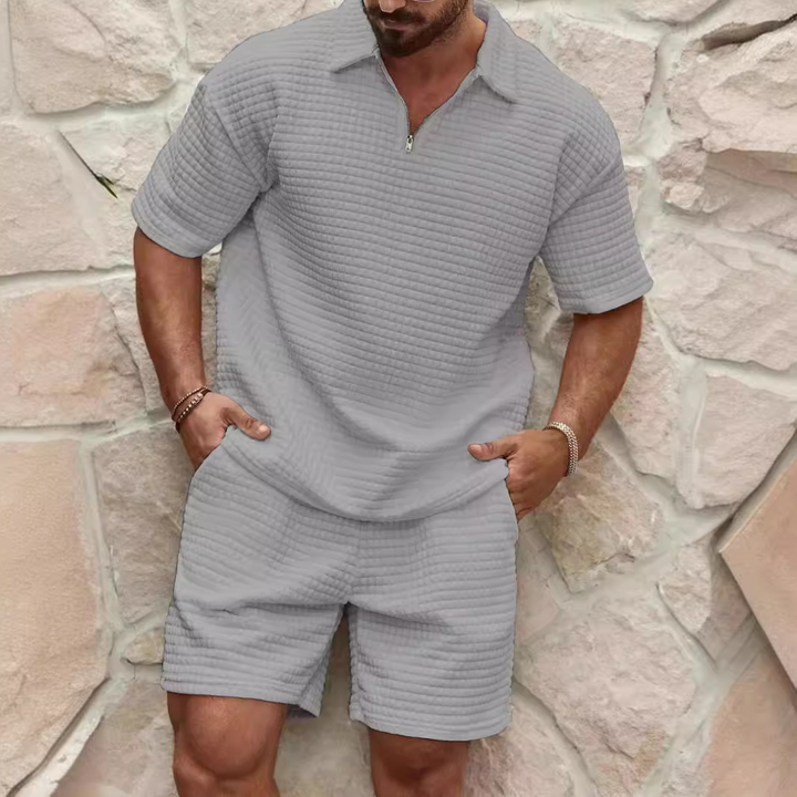 Levoire | Ensemble Pour Hommes En Coton Gris