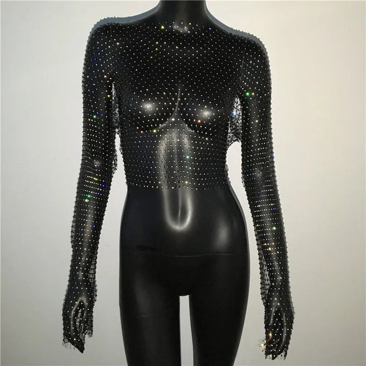 Levoire | Haut - Sexy & Frappant Noir O-col