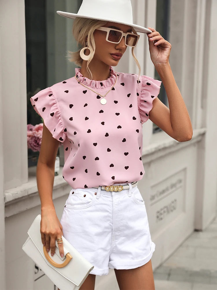 Levoire | Olyviana Top - Élégant Et Polyvalent Rosa