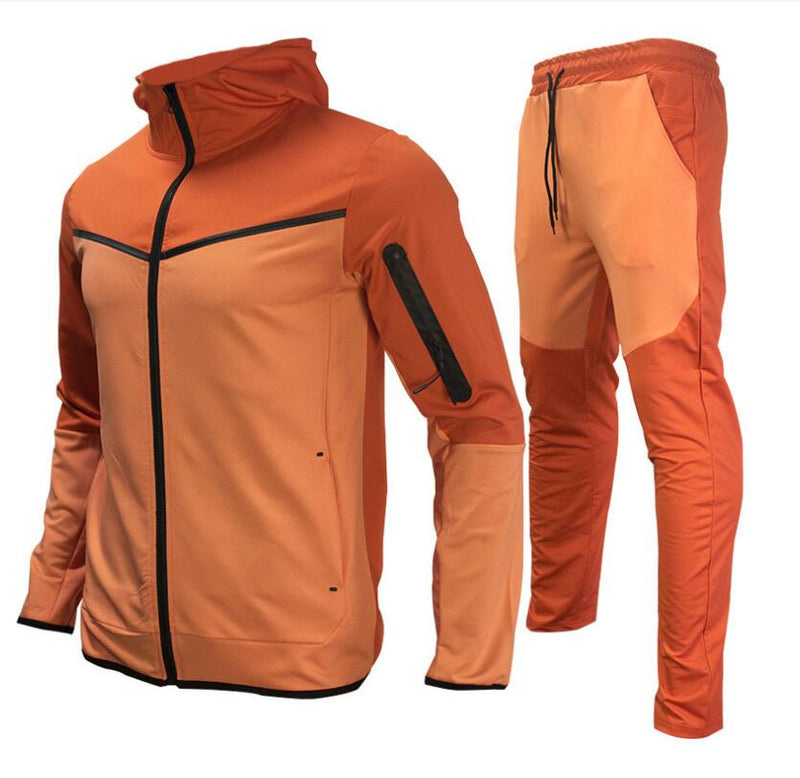 Levoire | Ensemble de sport pour hommes Look sportif et tendance Orange