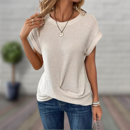 Levoire | Pull à manches courtes Beige Clair