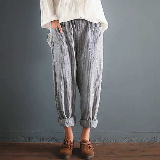 Levoire | Pantalons En Coton-Lin Yli Koko Styles 1