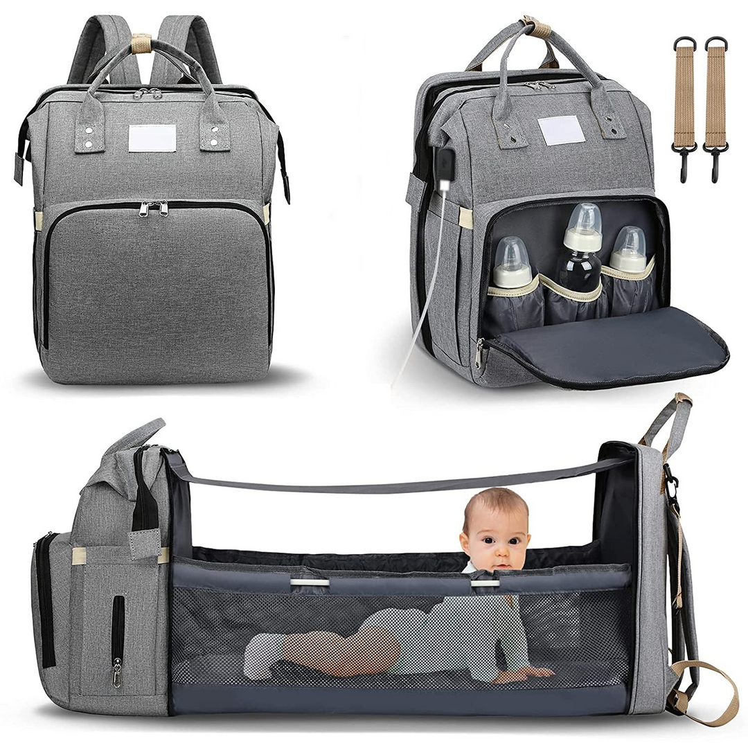 Levoire | Le tout-en-un sac à langer intelligent Sac pratique avec station à langer