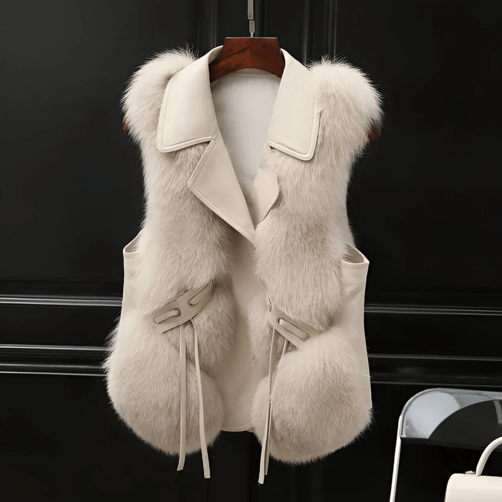 Levoire | Fell Et Cuir Arletta Beige