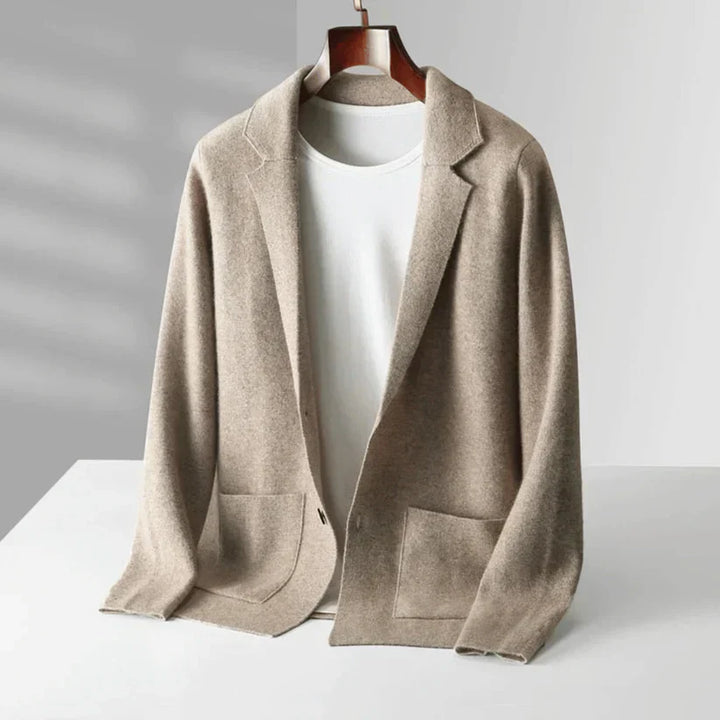 Levoire | Veste En Laine Douce Pour Hommes Beige