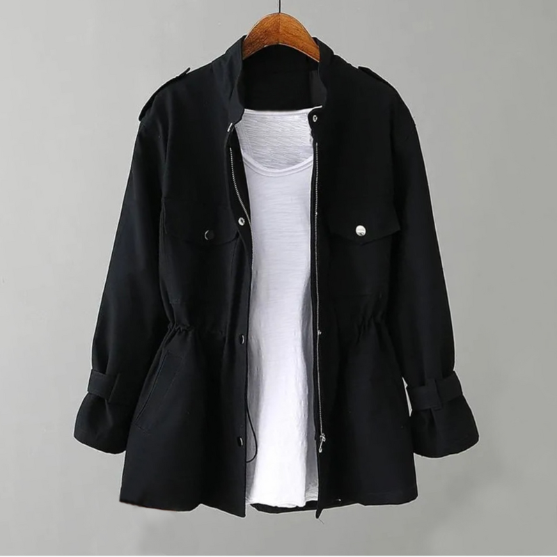 Levoire | Plus Long Trench Coat Femmes Contre La Pluie Noir