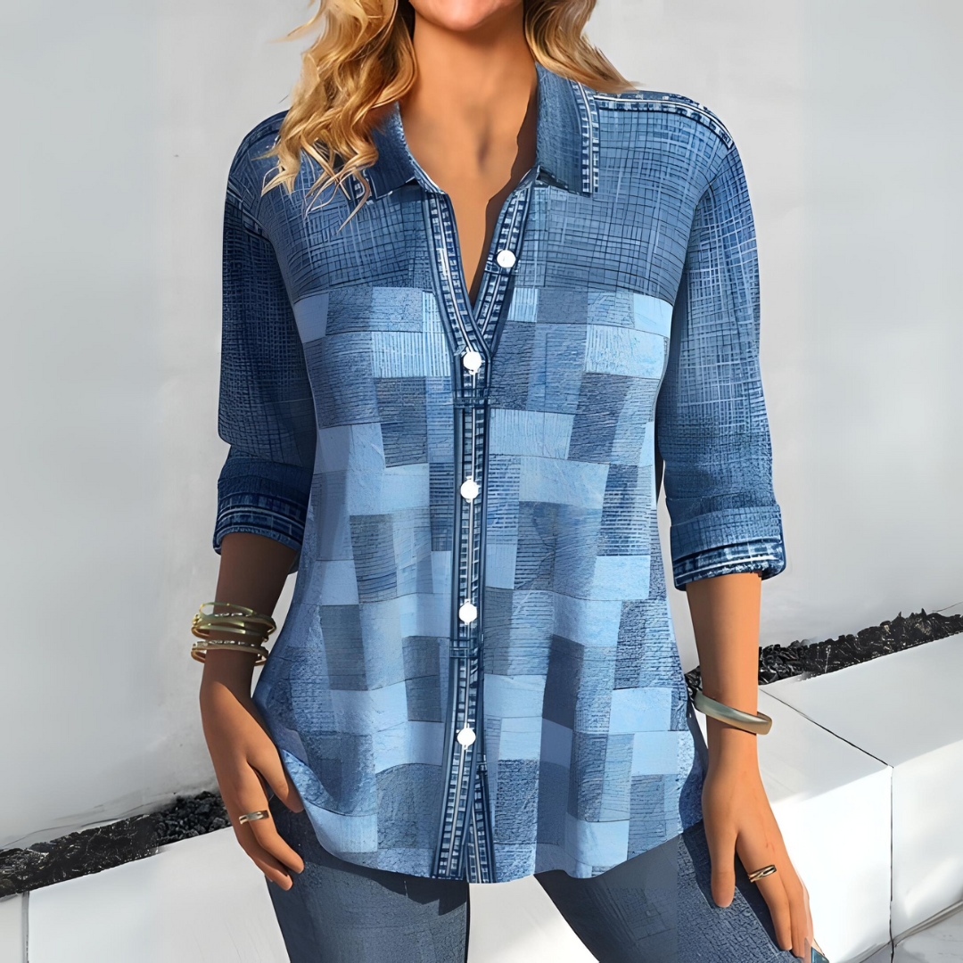 Levoire | Rentokarhu-sweatshirt Denim bleu