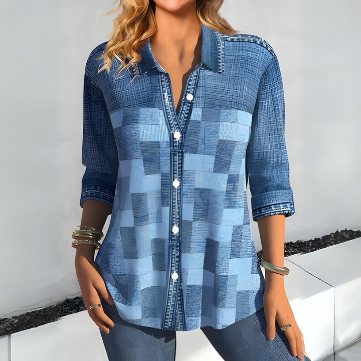 Levoire | Rentokarhu-sweatshirt Denim bleu