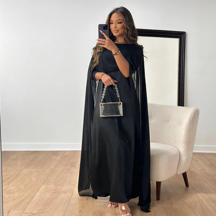 Levoire | Robe Kaftan de Luxe pour Femmes Noir
