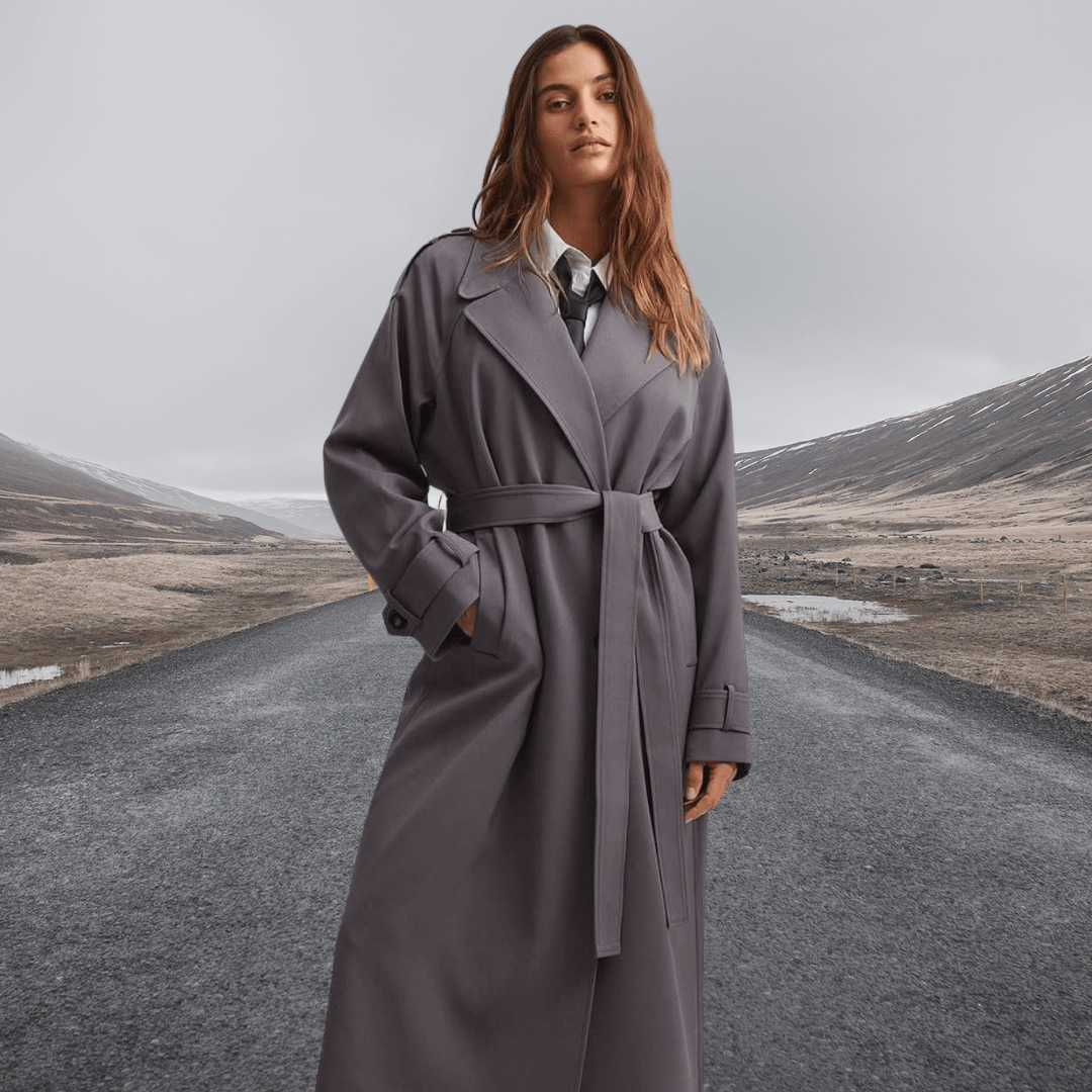 Levoire | Long Trench Gris
