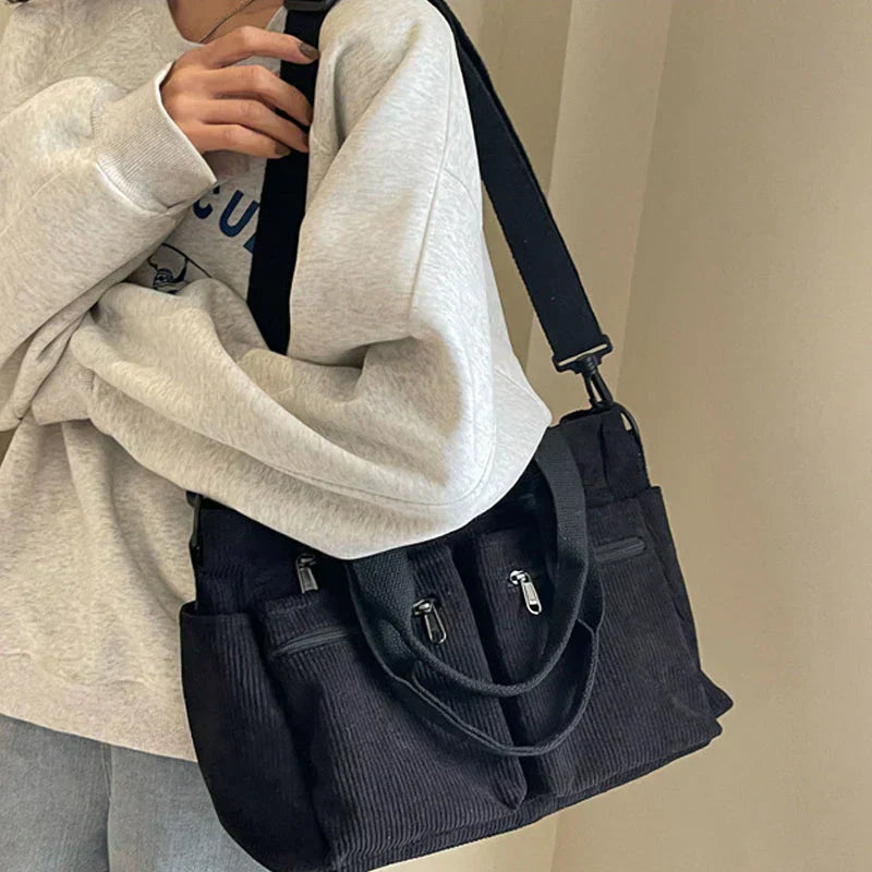 Levoire | Sac À Double Fermeture Éclair Noir