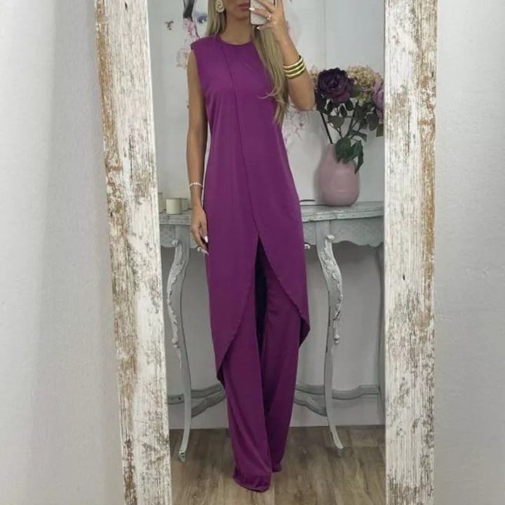 Levoire | Ensemble Élégant En Deux Pièces Avec Un Design Sophistiqué Lilas