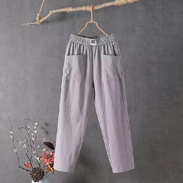 Levoire | Pantalon En Lin Chic Gris