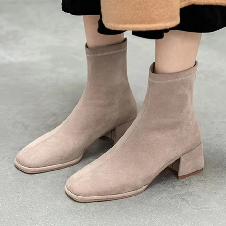 Levoire | Bottes Pour Femmes Avec Un Design Polyvalent Et Intemporel Abricot