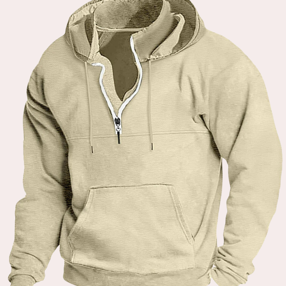 Levoire | Pull À Capuche Pour Hommes Abricot
