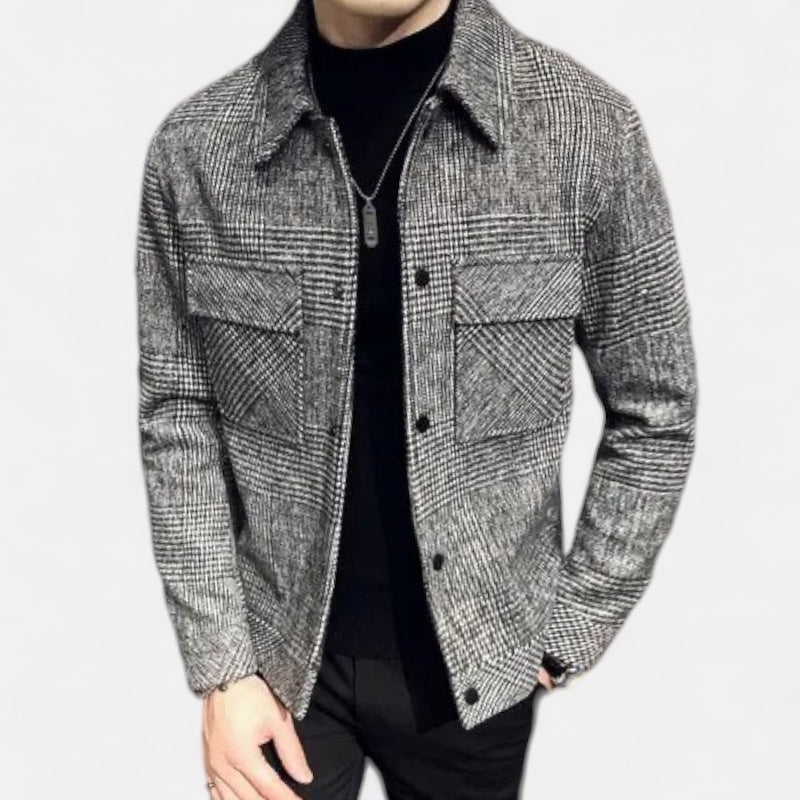 Levoire | Veste À Carreaux Pour Hommes Pour Toutes Les Saisons, Élégante Et Polyvalente