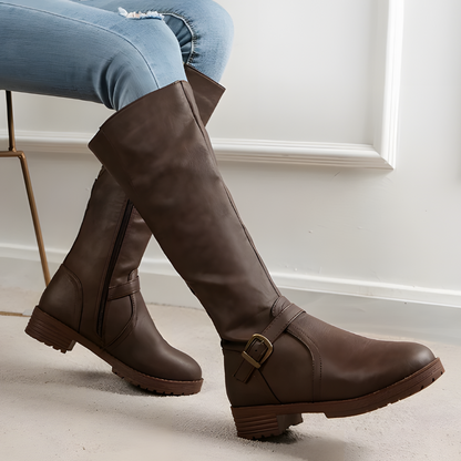 Levoire | Bottes élégantes jusqu'au genou Marron