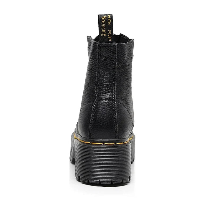 Levoire | Bottes Femme Avec Semelle Plateforme Et Système De Laçage Élégant, Idéal Pour Une Utilisation Quotidienne