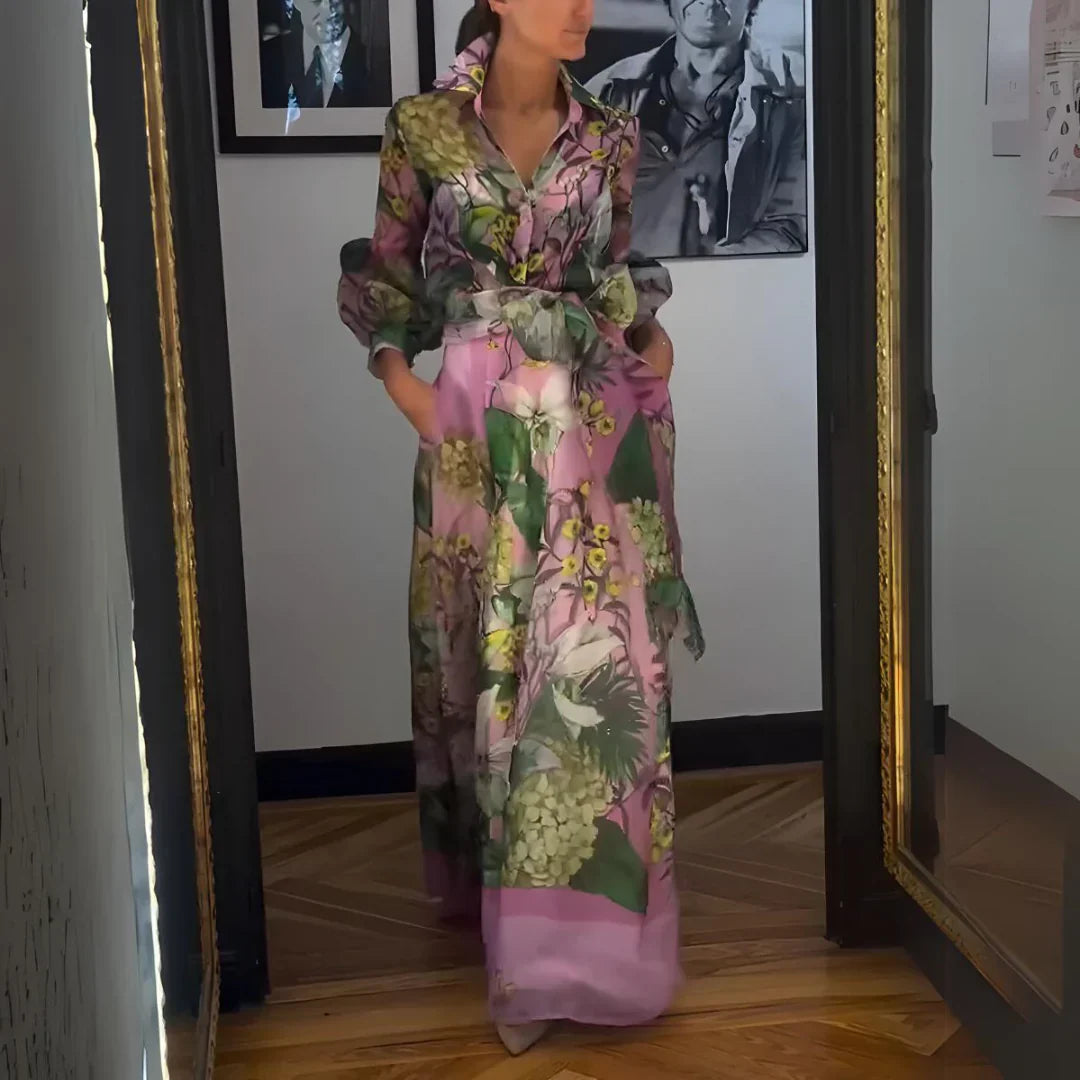 Levoire | Robe Décontractée À Imprimé Léger