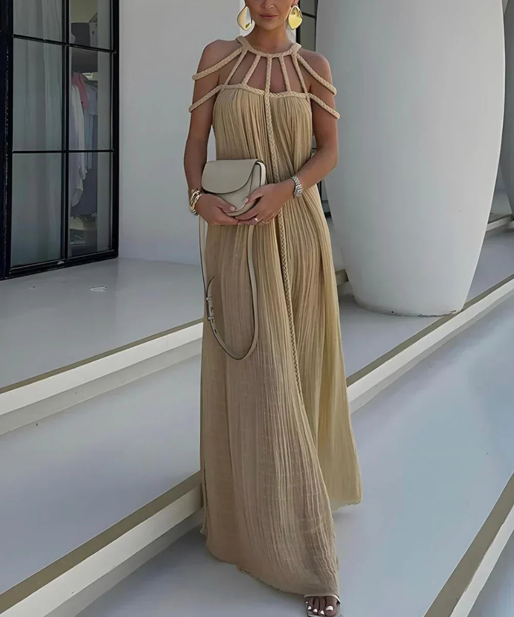 Levoire | Robe de soirée élégante Beige Taille Unique