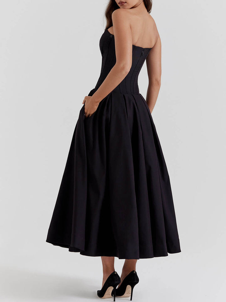 Levoire | Robe Bustier Élégante Noire