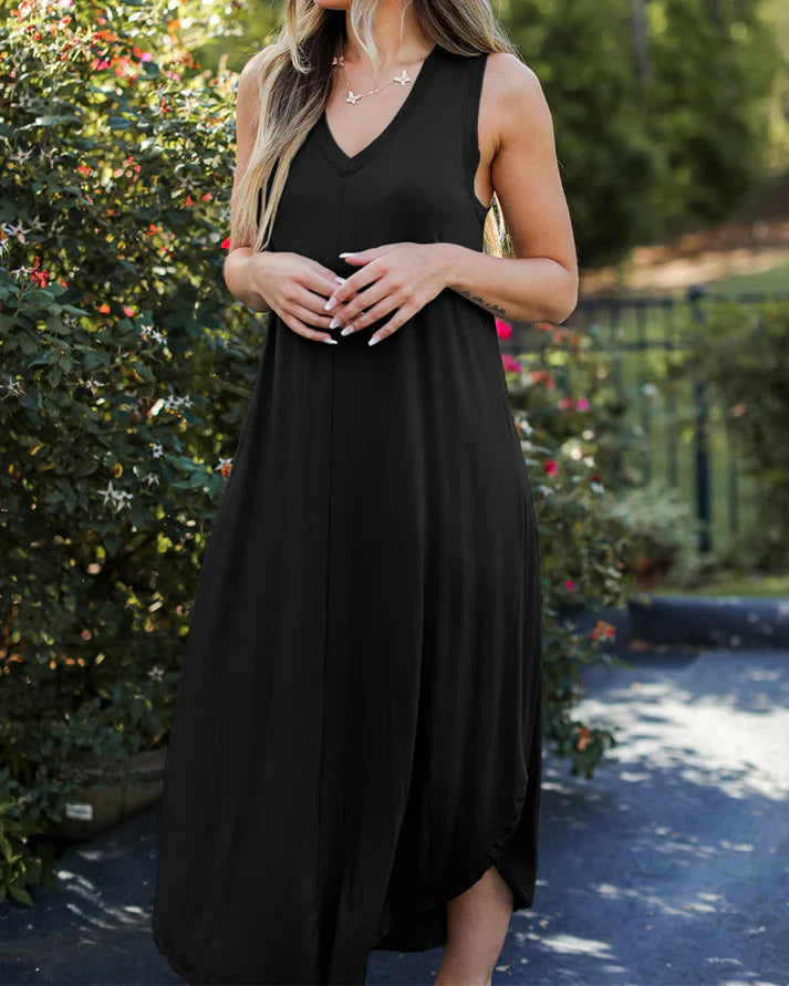 Levoire | Élégante Robe D'Été Pour Femmes Noir