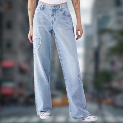 Levoire | Jean rétro à jambe large Blu Jeans