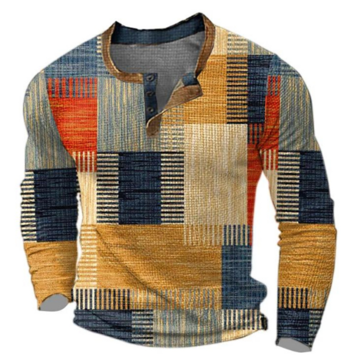 Levoire | Pullover Chaud Pour Hommes Orange