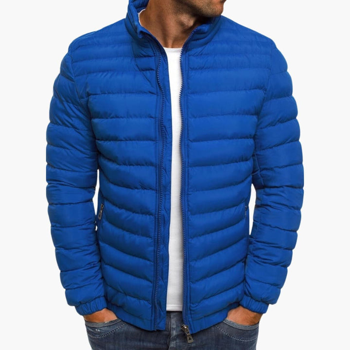 Levoire | Veste Élégante Rembourrée Bleu