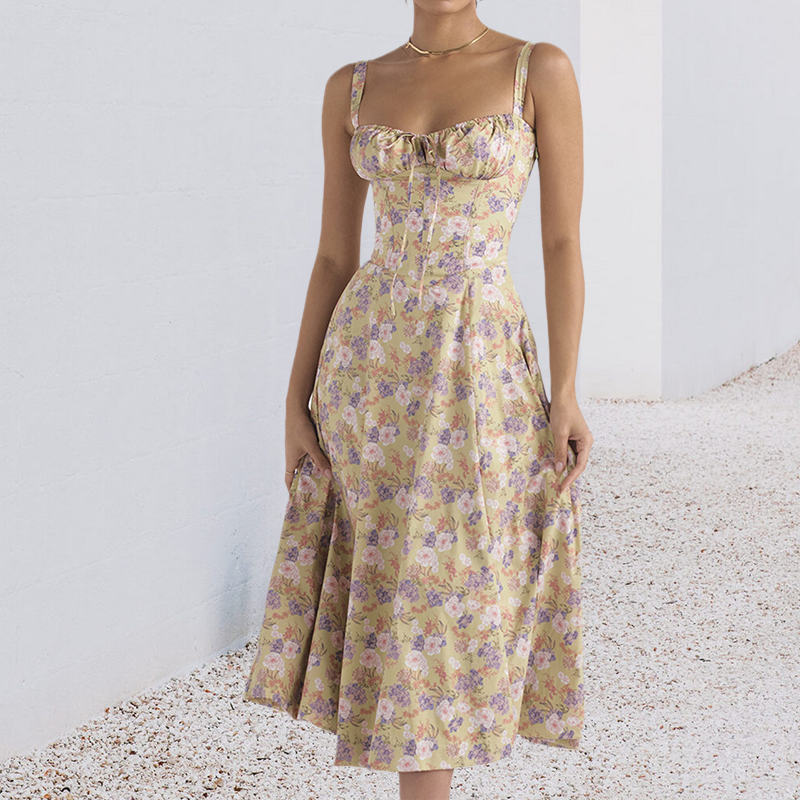 Levoire | Robe d'Été Avec Détails Corset
