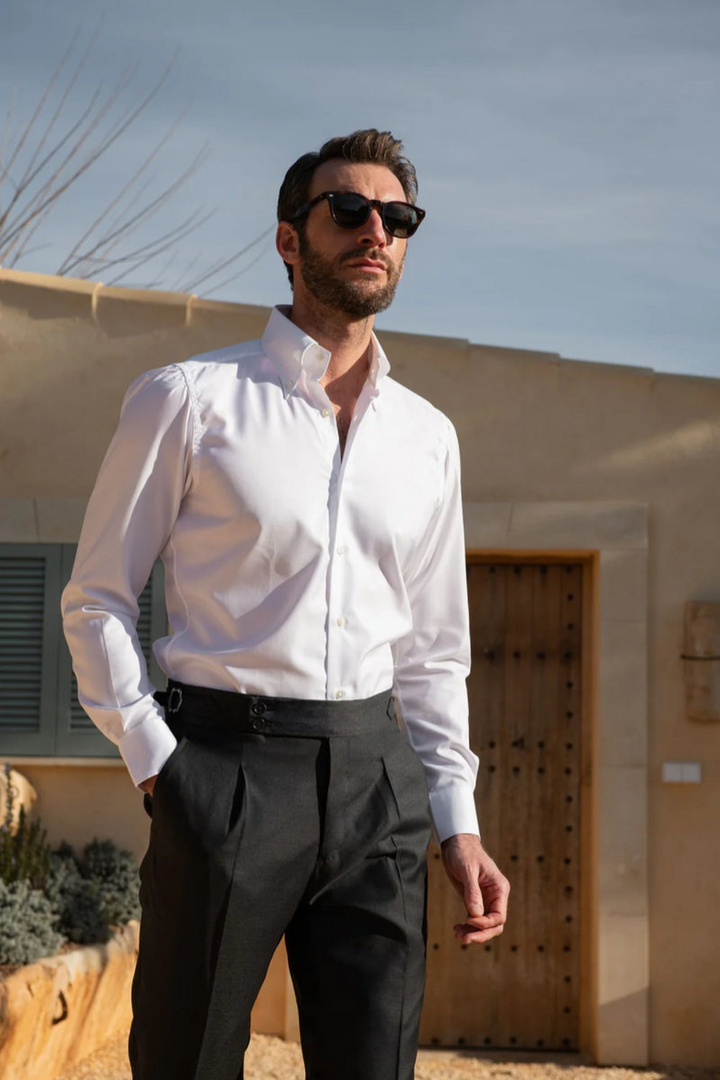 Levoire | Pantalon Homme Chic Au Design Moderne Noir