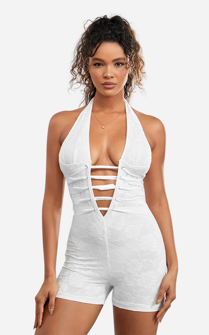 Levoire | Robe De Soirée Courte Pour Femmes Glamour Et Élégance Blanc