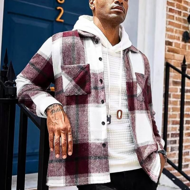 Levoire | Veste chauffante pour homme Style élégant Gilet en tricot pour hommes Rot