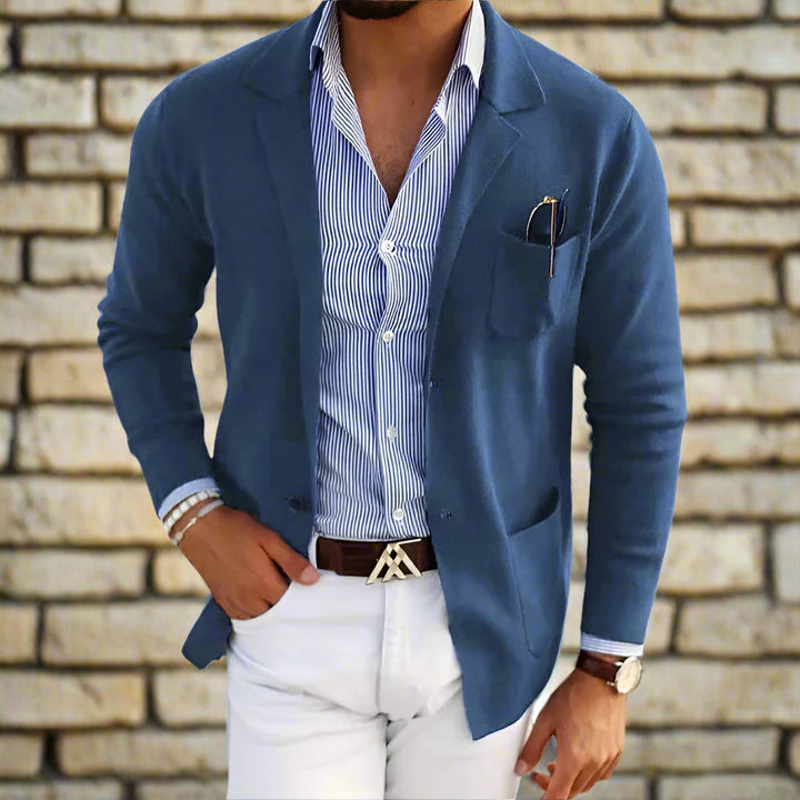 Levoire | Veste Pour Hommes Avec Coupe Classique Et Fermeture À Bouton