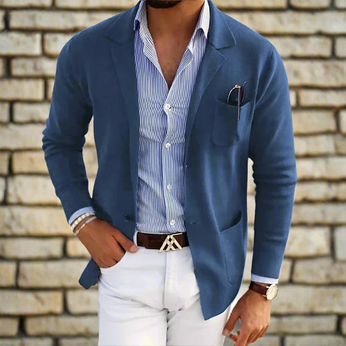 Levoire | Veste Pour Hommes Avec Coupe Classique Et Fermeture À Bouton