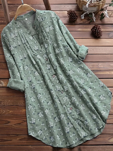 Levoire | Chemise d'été pour femmes à fleurs respirante