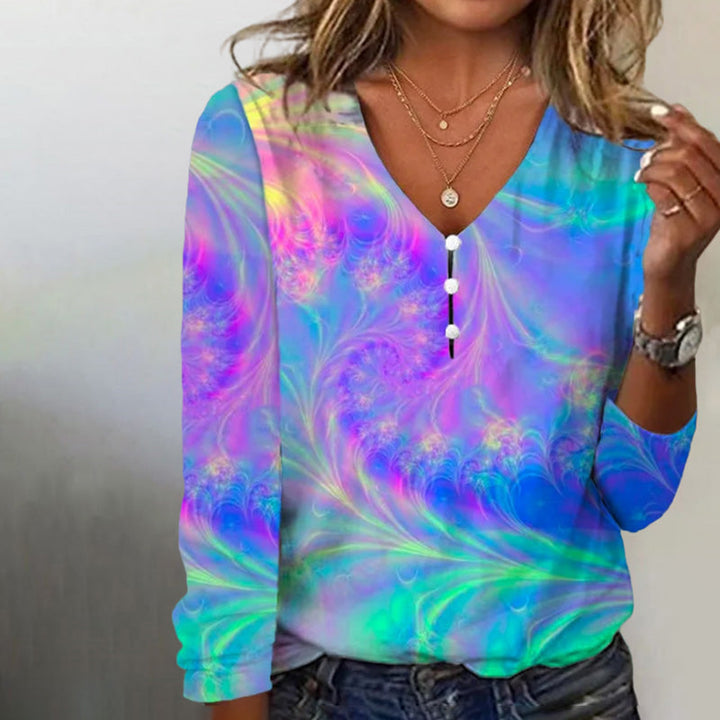 Levoire | Robe Courte Bohème Décontractée Multicolore