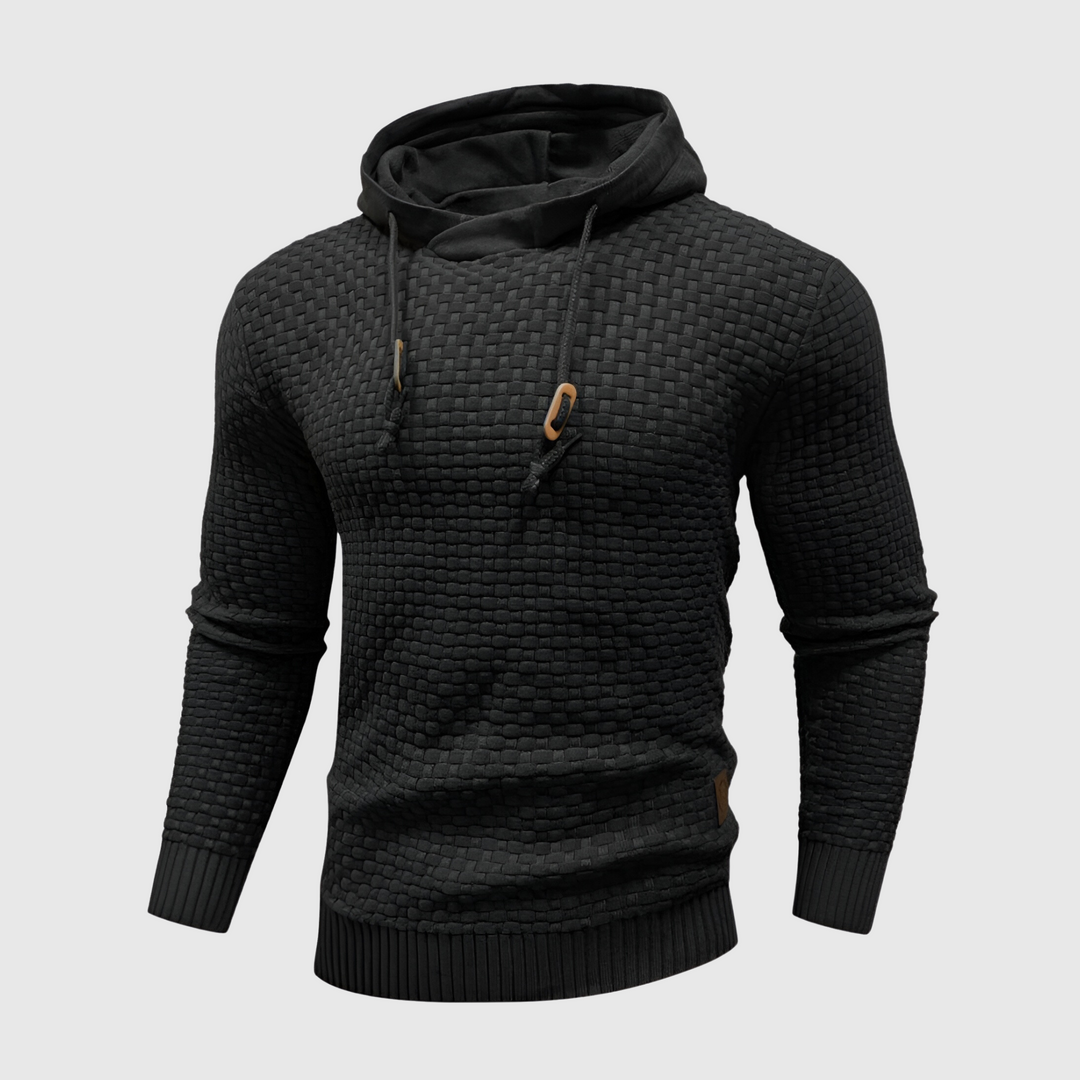 Levoire | Pull À Capuche Pour Hommes Noir