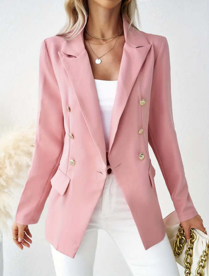 Levoire | Chic Blazer FR Femmes Long Rosa